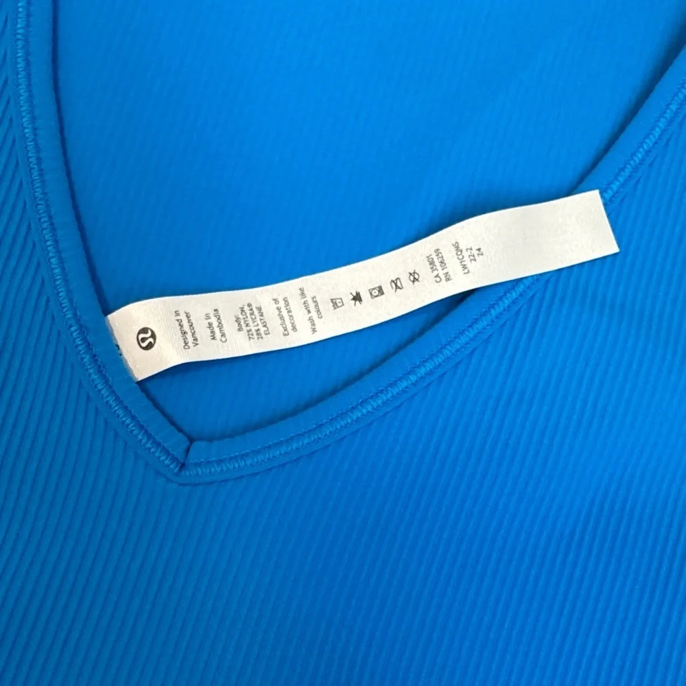 NWOT Lululemon Power Pivot Ribbed Tank Top - 10 - Picture 4 of 8